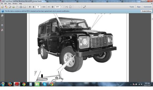 Land Rover Defender Duratorq 2.4L TDCi 2007 Workshop Service Repair Manual