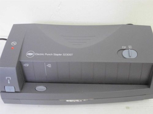 GBC  3230ST  Electric Adjustable 2-3 Hole Punch/Stapler