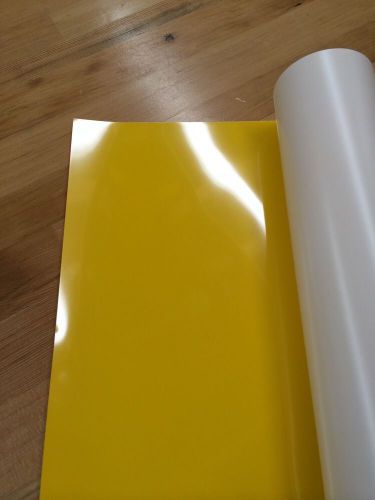 SAVE!  10.5&#039; Thermoflex Plus Medium Yellow Heat Applied Vinyl