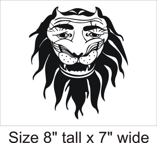 Monster Lion Face Vinyl Sticker Decal Car Truck Bumper F A C - 1377