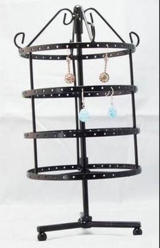 New 144  holes black color rotating earrings jewelry display stand rack holder for sale