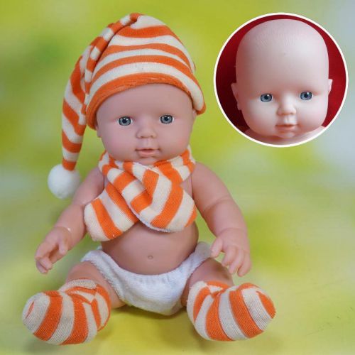 Acrylic &amp; Silicone Cute Super Simulation Baby Dolls Lifelike Reborn Bab 29cm 05