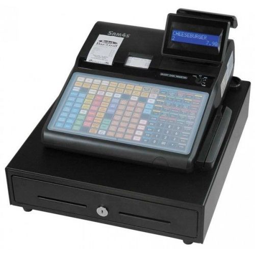 Samsung sam4s er-940 pos retail cash register flat keyboard dual printer new for sale