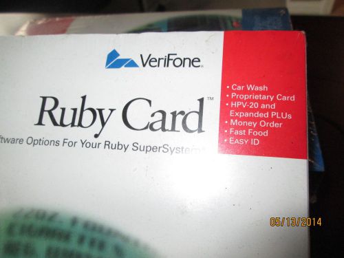 BRAND NEW VERIFONE ,TOPAZ ,SAPPHIRE RUBY CARD