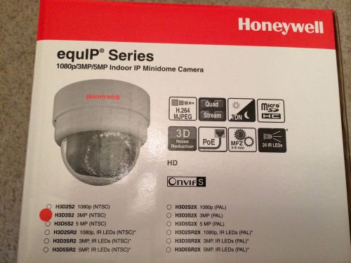 HONEYWELL 1080P 6&#034; DOME HD IP CAMERA equIP SERIES S H3D3SR2