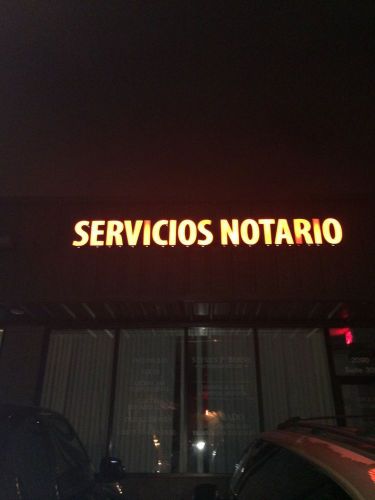 neon sign notory services