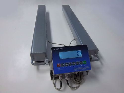 SWS-7630-LCD Load Bar Scale Vet-Animal Cattle Livestock Hog Floor Scale Package