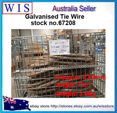 GALVANISED TIE WIRE 3Kg,2.50mm,72m(L)-SOFT TIE WIRE FENCING WIRE FOR MESH-67208