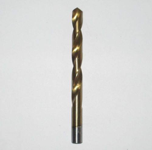 NEW 15/32&#034; TITANIUM NITRIDE  HIGH SPEED STEEL DRILL BIT 5-1/2&#034; OAL; $1 OFF 2ND+