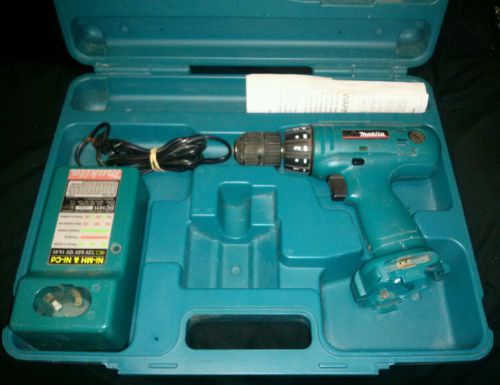 Makita 6213D 12V Cordless Driver Drill w/Makita case and charger, NO BATTERY