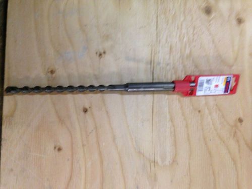 NEW 9/16&#034; DIAMETER BOSCH SDS MAX CARBIDE TIP HAMMER DRILL BIT 8&#039;&#039; x 13&#039;&#039;