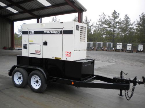 2010 multiquip dca45usi 36 kw generator 991 hours 1 &amp; 3 phase isuzu diesel for sale