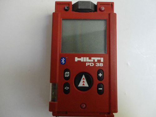 GOOD USED HILTI PD38 LASER BLUETOOTH range meter PD 38,FREE US SHIPPING