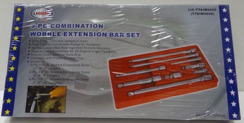 9-pc. Combination Wobble Extension Bar Set TEKTON 1660 - NEW