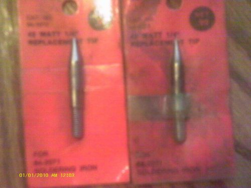 LOT OF 2 NEW ARCHER 42 Watt 1/4inch SOLDERING TIPS64-2071 &#034;NOS&#034;