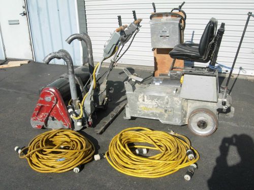 Mack Ryder Riding Gym Floor Sander with Clarke 12&#034; Sanders