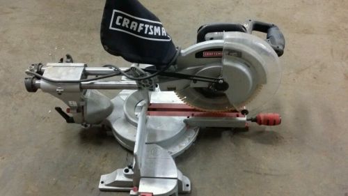 CRAFTSMAN 12&#034; SLIDING COMPOUND MITER SAW W/ LASER TRAC NO RES L@@K WITH BLADE!!!