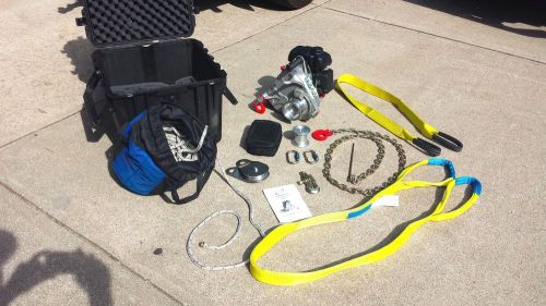 Multi-purpose portable capstan winch kit, model# pcw5000-mk, 2200 lbs, gas power for sale