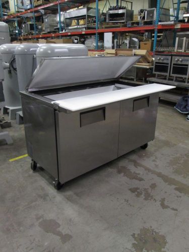 True 60&#034; Refrigerated Mega Top Sandwich Pizza Prep Table TSSU-60-24M-B - GREAT!!