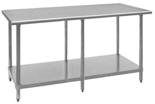 WORK TABLE FOOD PREP WORKTABLE RESTAURANT SUPPLY STAINLESS STEEL 30&#034; X 96&#034;