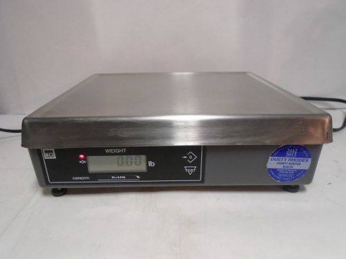 NCI WEIGH-TRONIX MODEL 6720-15, 30 x 0.01 POUNDS ELECTRONIC DIGITAL POS SCALE