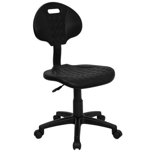 Flash Furniture WL-908G-GG &#039;&#039;Tuff Butt&#039;&#039; Soft Black Polypropylene Utility Task C