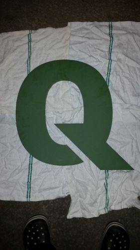 Exterior Sign Letter &#034;Q&#034;