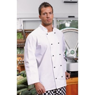 PREMIER CUISINE LONG SLEEVE CHEF&#039;S JACKET (PR661) 2 COLOURS ALL SIZES