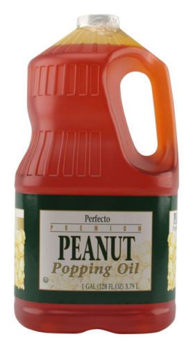 BEST PEANUT OIL 1 GALLON JUG of POPCORN POPPING OIL NIB