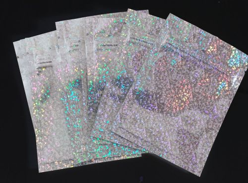 Aluminum HOLOGRAM Foil Ziplock Bags 3.5&#034; x 5&#034; - 1000 pcs