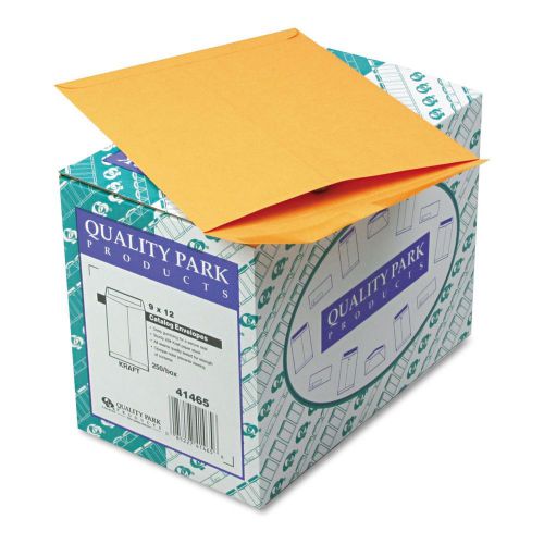 250 BUSINESS ENVELOPES 9x12 28lb Kraft Manila Shipping Catalog Yellow Mailing $$