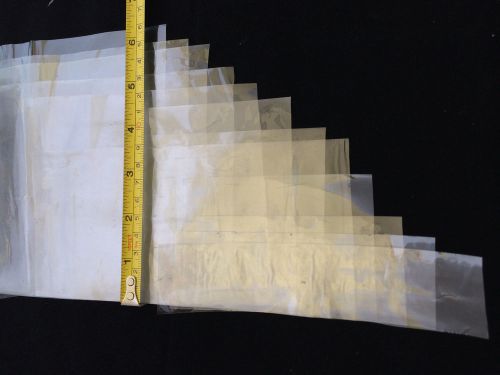 Clear PVC Heat Shrink Wrap CUT BANDS - 3.25&#034; / 82mm Safety Seals Jars Bottles