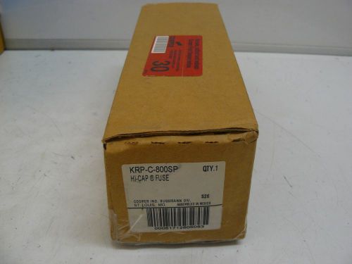 NEW COOPER BUSSMAN KRP-C-800SP FUSE 800AMP 600VAC 300VDC TIME-DELAY