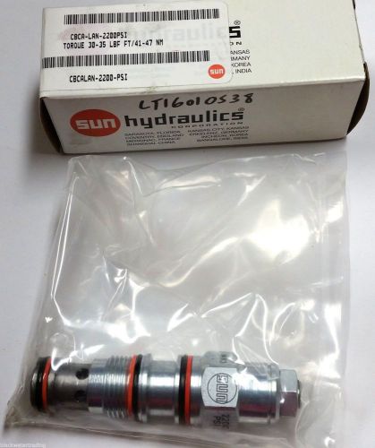 New in Box Sun Hydraulics Valve CBCA-LAN 2200 PSI