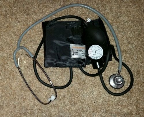 Manual Blood Pressure Cuff and Stethoscope