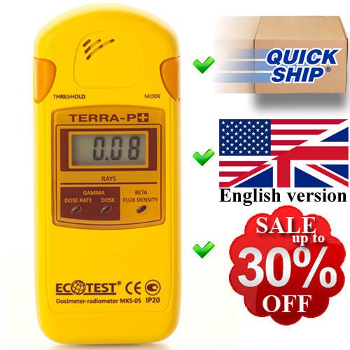 Terra-P+ MKS 05 (Ecotest) Dosimeter/Radiometer/Geiger Counter/Radiation Detector