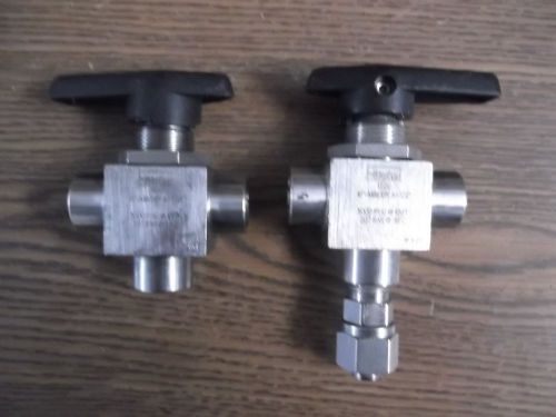 PARKER INSTRUMENT VALVES MODEL 4F-MB6XPFA-SSP