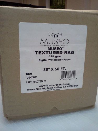 Museo Textured Rag Digital Watercolor Paper 325 gsm 36&#034; x 50&#039;