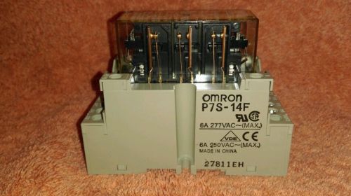 4pcs Omron G7S-4A2B DC24V Relay With P7S-14F Relay Socket