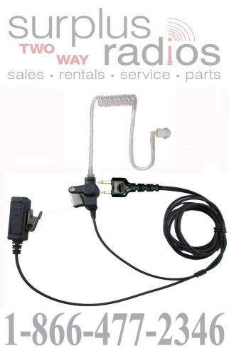 2 WIRE SURVEILLANCE HEADSET WITH PUSH TALK FOR ICOM F4S F4TR F3S IC-V82 IC-U82