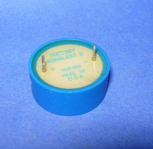 SONALERT MALLORY BUZZER MRS320 NOS! MRS-320