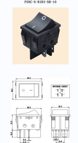 4 PIECE 32.2*25.2*21.0 Rocker Switch 16A250V 4 PIN dyf001113