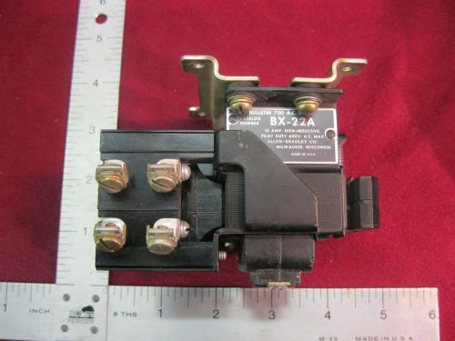 Allen-Bradley Bulletin 700 A,C. Relay BX-22A 10 Amp Non-Inductive