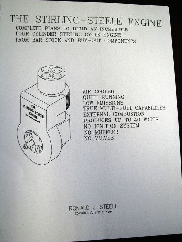 Stirling-Steele Engine Plans - Hit and Miss