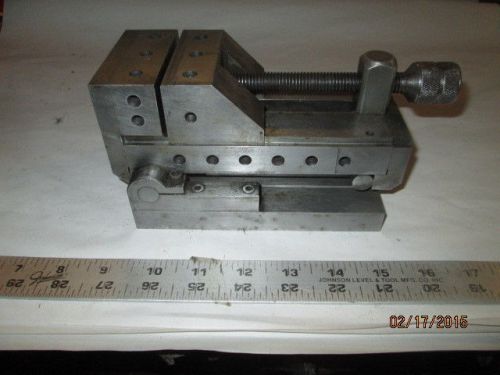 MACHINIST LATHE MILL Ground &amp; Hardened Tool Makers Adjustable Sine Vise 3&#034;