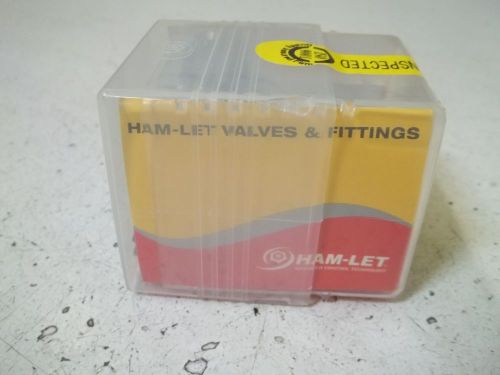 HAM-LET H-300-SS-L-R-3/8-M SOLENOID VALVE *ORIGINAL PACKAGE*