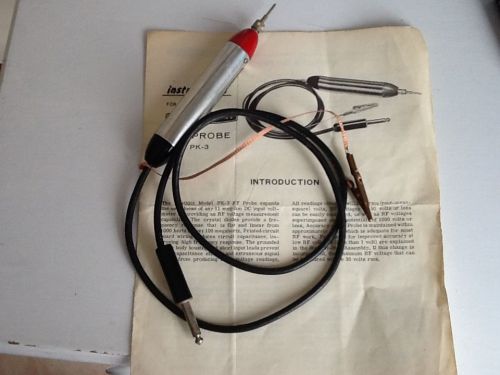 heathkit PK-3 RF probe, tested, with original instructions