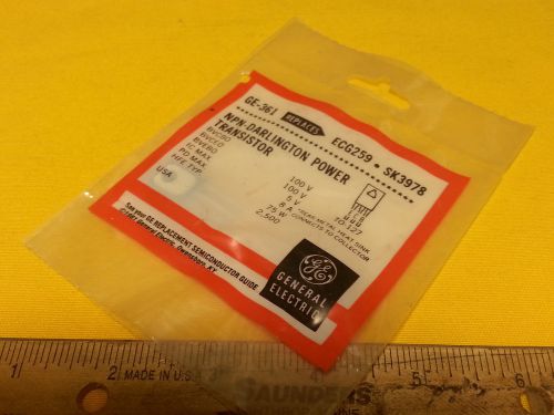 GE-361 NPN Darlington Power Transistor  ECG259 SK3978