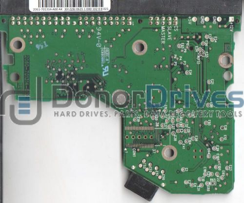 WD3200JB-22KFA0, 2061-701314-A00 AK, WD IDE 3.5 PCB + Service