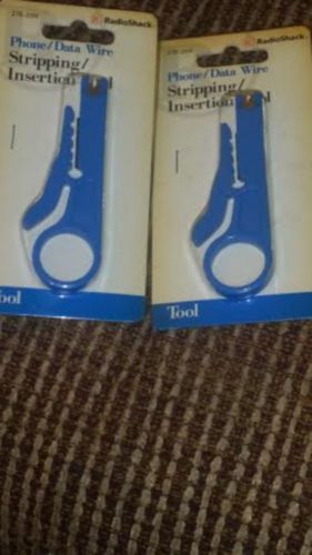 RADIOSHACK PHONE/DATA WIRE STRIPPING INSERTION TOOL X 2